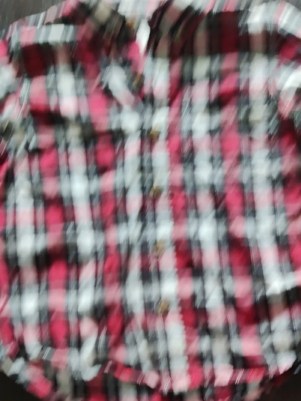 The Children's Place Red Black White Plaid Button-Down Shirt